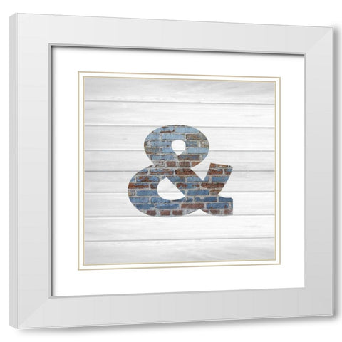 Eat Drink B White Modern Wood Framed Art Print with Double Matting by Allen, Kimberly