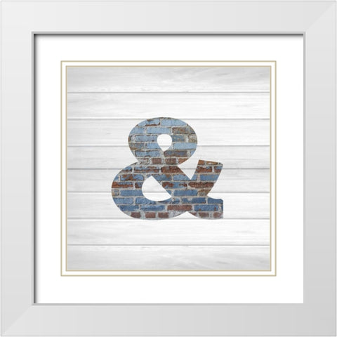 Eat Drink B White Modern Wood Framed Art Print with Double Matting by Allen, Kimberly