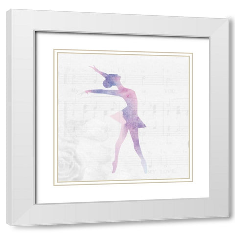 She Believed 1 White Modern Wood Framed Art Print with Double Matting by Allen, Kimberly