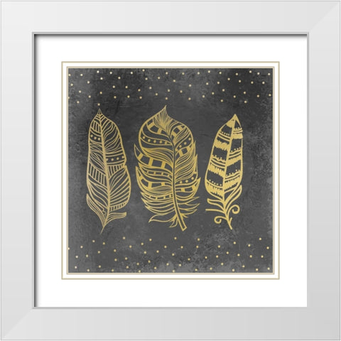 Adventure Awaits 2 White Modern Wood Framed Art Print with Double Matting by Allen, Kimberly