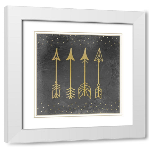 Adventure Awaits 4 White Modern Wood Framed Art Print with Double Matting by Allen, Kimberly