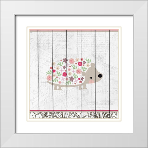 Forest Walk 1 White Modern Wood Framed Art Print with Double Matting by Allen, Kimberly