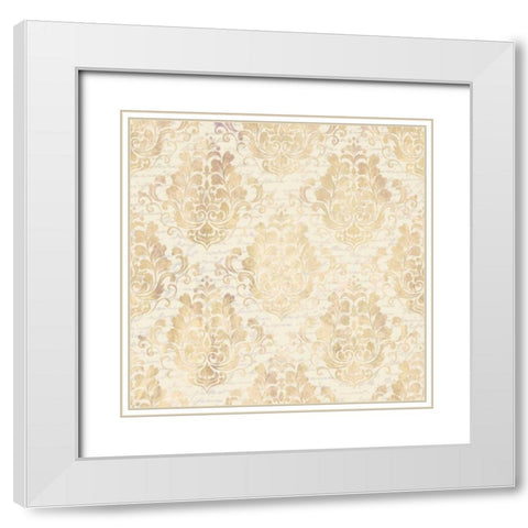 Vintage White Modern Wood Framed Art Print with Double Matting by Allen, Kimberly