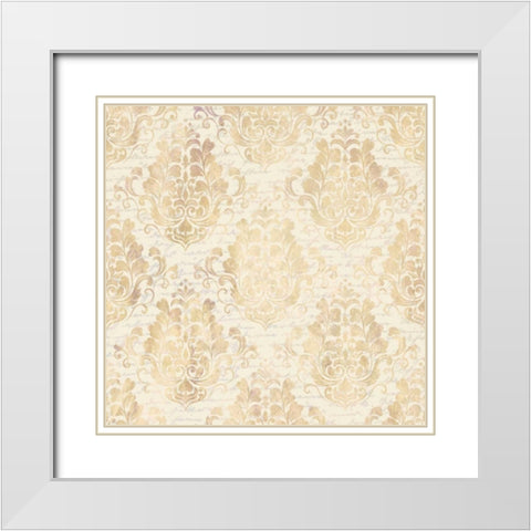 Vintage White Modern Wood Framed Art Print with Double Matting by Allen, Kimberly