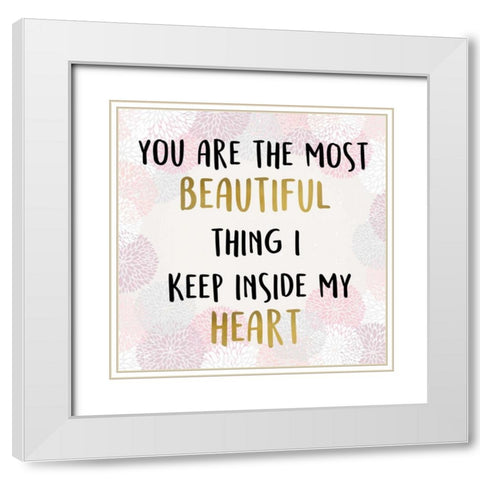 The Most White Modern Wood Framed Art Print with Double Matting by Allen, Kimberly