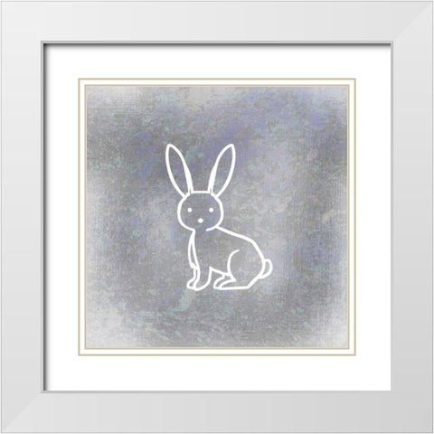 Silver Forest 1 White Modern Wood Framed Art Print with Double Matting by Allen, Kimberly