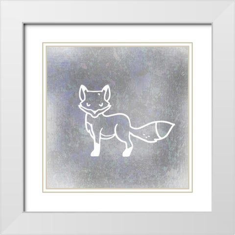 Silver Forest 2 White Modern Wood Framed Art Print with Double Matting by Allen, Kimberly