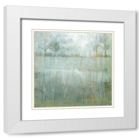 Relentless Dusk 1 White Modern Wood Framed Art Print with Double Matting by Allen, Kimberly