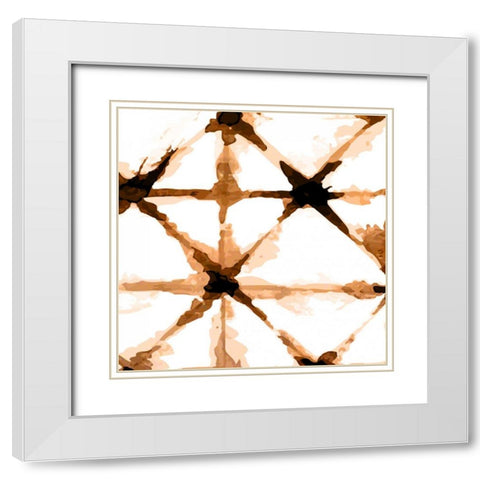 Copper Whites 1 White Modern Wood Framed Art Print with Double Matting by Allen, Kimberly
