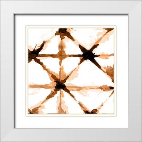 Copper Whites 1 White Modern Wood Framed Art Print with Double Matting by Allen, Kimberly