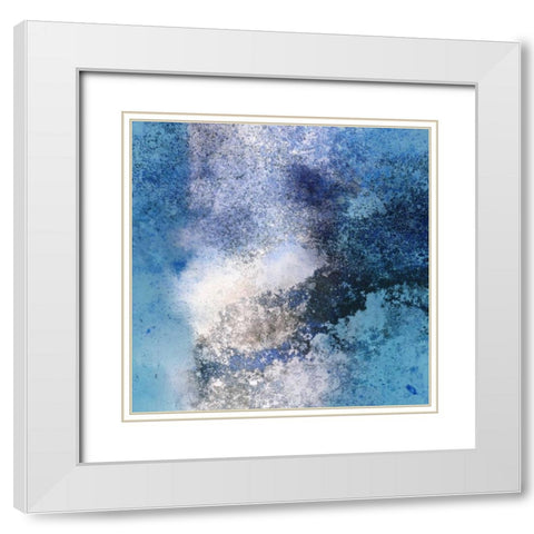Cosmic Burst White Modern Wood Framed Art Print with Double Matting by Allen, Kimberly