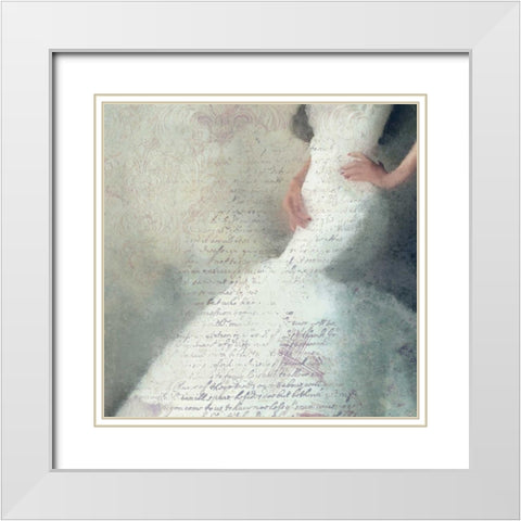 My Dreams White Modern Wood Framed Art Print with Double Matting by Allen, Kimberly