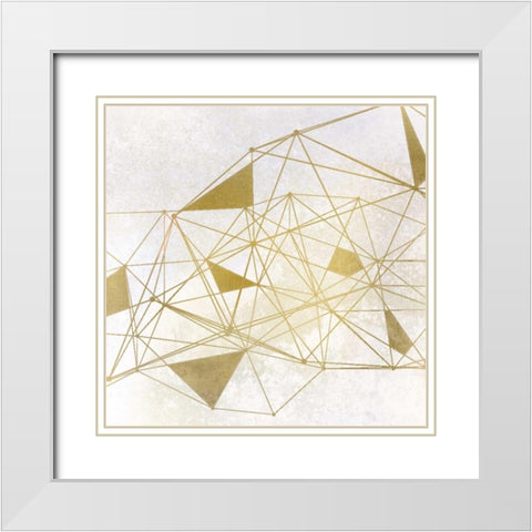 Shaping 1 White Modern Wood Framed Art Print with Double Matting by Allen, Kimberly