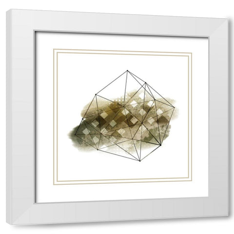 Wired 1 White Modern Wood Framed Art Print with Double Matting by Allen, Kimberly