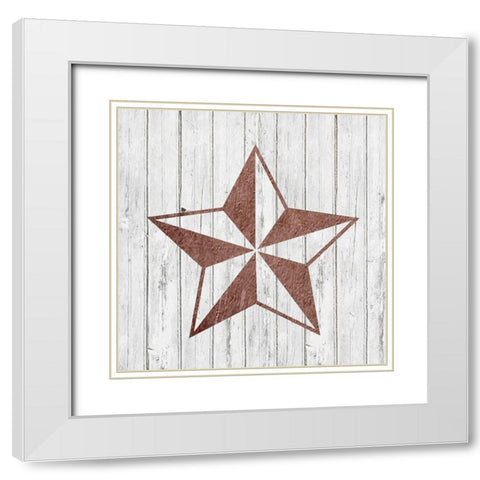 Five Point White Modern Wood Framed Art Print with Double Matting by Kimberly, Allen