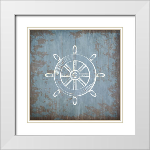 Sea Time 4 (2) White Modern Wood Framed Art Print with Double Matting by Kimberly, Allen