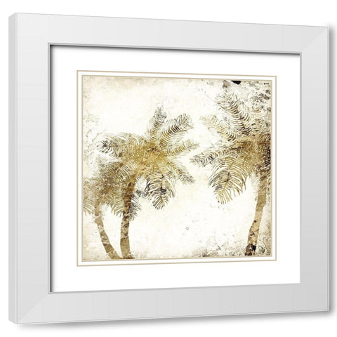 Summer Breeze 3 White Modern Wood Framed Art Print with Double Matting by Kimberly, Allen