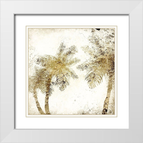 Summer Breeze 3 White Modern Wood Framed Art Print with Double Matting by Kimberly, Allen