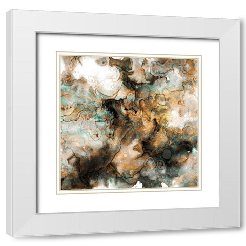 Glory White Modern Wood Framed Art Print with Double Matting by Kimberly, Allen