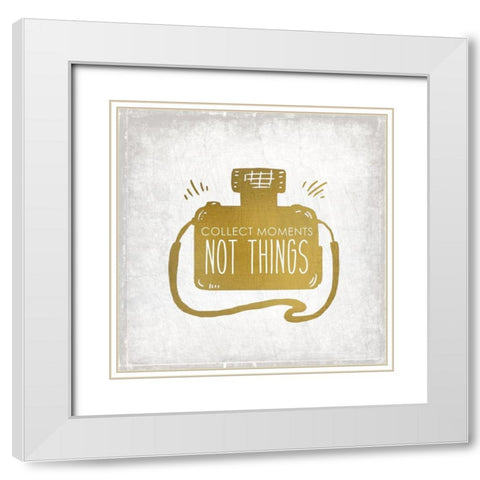 Just Escape 3 White Modern Wood Framed Art Print with Double Matting by Kimberly, Allen