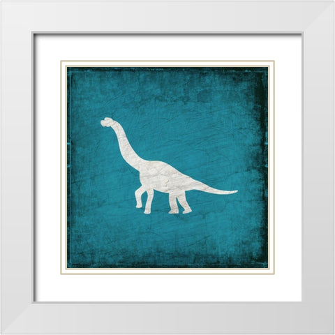 Rawr Roar 2 White Modern Wood Framed Art Print with Double Matting by Kimberly, Allen