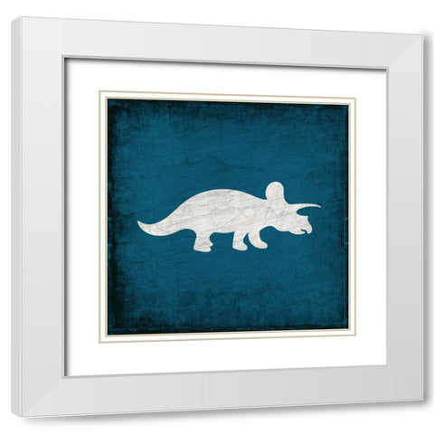Rawr Roar 3 White Modern Wood Framed Art Print with Double Matting by Kimberly, Allen