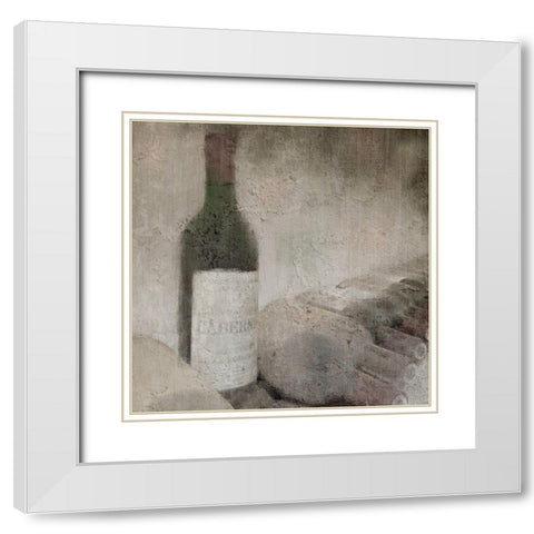 The Right Vintage Cabernet White Modern Wood Framed Art Print with Double Matting by Kimberly, Allen