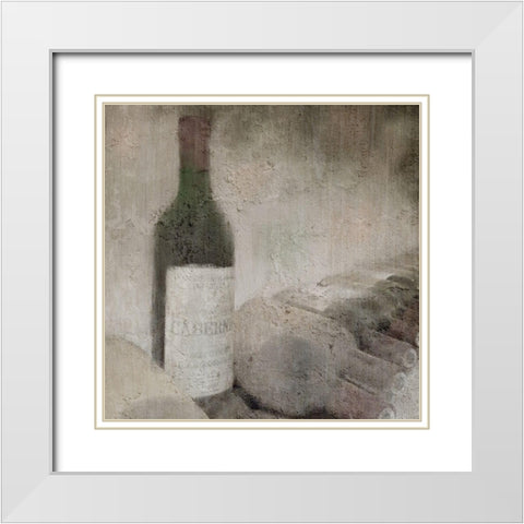 The Right Vintage Cabernet White Modern Wood Framed Art Print with Double Matting by Kimberly, Allen