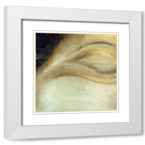 Muse White Modern Wood Framed Art Print with Double Matting by Kimberly, Allen