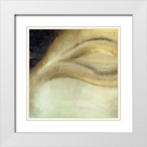 Muse White Modern Wood Framed Art Print with Double Matting by Kimberly, Allen