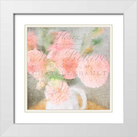 Fleur Postale White Modern Wood Framed Art Print with Double Matting by Allen, Kimberly