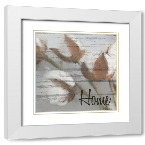 Home White Modern Wood Framed Art Print with Double Matting by Allen, Kimberly