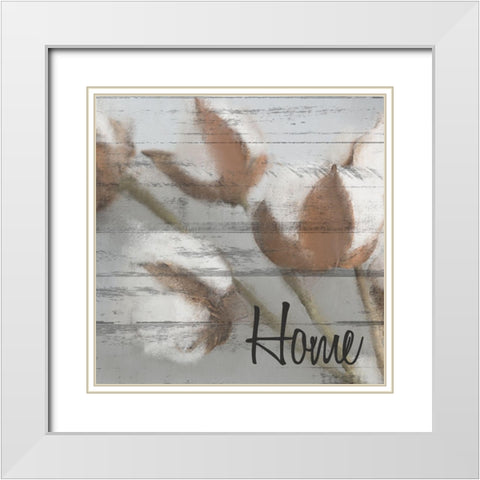 Home White Modern Wood Framed Art Print with Double Matting by Allen, Kimberly