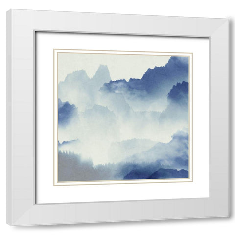 Mountain Mist 2 White Modern Wood Framed Art Print with Double Matting by Allen, Kimberly