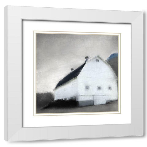 Grey Skies White Modern Wood Framed Art Print with Double Matting by Allen, Kimberly