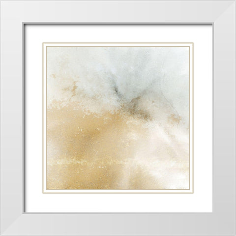 Soft Burst White Modern Wood Framed Art Print with Double Matting by Allen, Kimberly