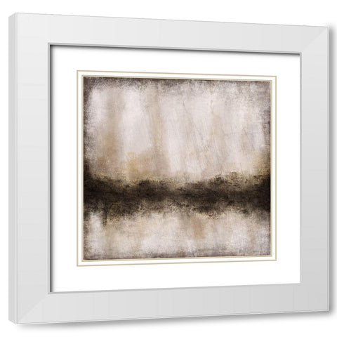 Tones 1 White Modern Wood Framed Art Print with Double Matting by Allen, Kimberly