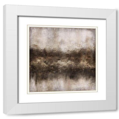 Tones 2 White Modern Wood Framed Art Print with Double Matting by Allen, Kimberly