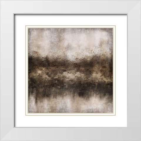 Tones 2 White Modern Wood Framed Art Print with Double Matting by Allen, Kimberly