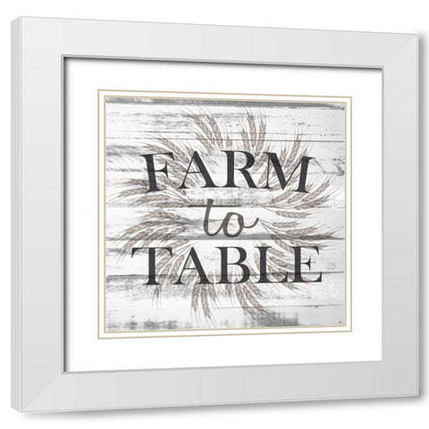 Farm 2 White Modern Wood Framed Art Print with Double Matting by Allen, Kimberly