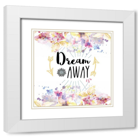 Wild and Free 3 White Modern Wood Framed Art Print with Double Matting by Kimberly, Allen