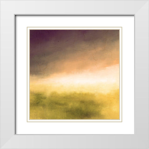 Dusky Sky White Modern Wood Framed Art Print with Double Matting by Kimberly, Allen