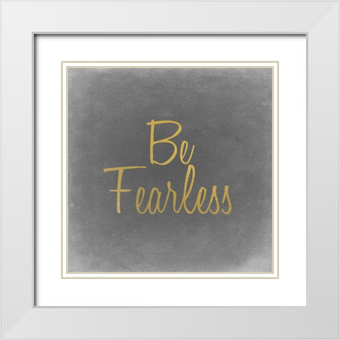 Life 4 White Modern Wood Framed Art Print with Double Matting by Kimberly, Allen