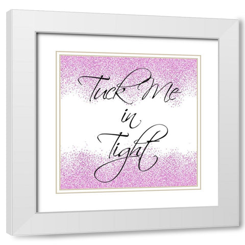 Goodnight 2 White Modern Wood Framed Art Print with Double Matting by Kimberly, Allen