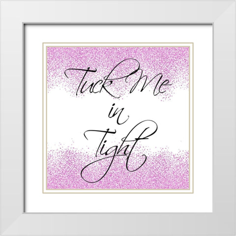 Goodnight 2 White Modern Wood Framed Art Print with Double Matting by Kimberly, Allen