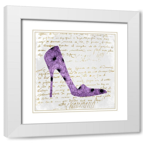 My Dreams 1 White Modern Wood Framed Art Print with Double Matting by Kimberly, Allen