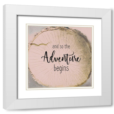 All Things 2 White Modern Wood Framed Art Print with Double Matting by Kimberly, Allen