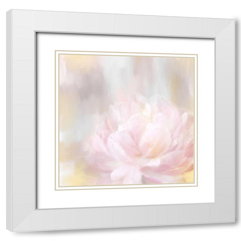 Hidden Bloom White Modern Wood Framed Art Print with Double Matting by Kimberly, Allen