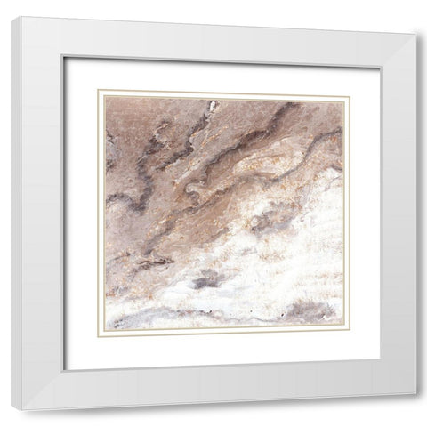 Mason Mood White Modern Wood Framed Art Print with Double Matting by Kimberly, Allen