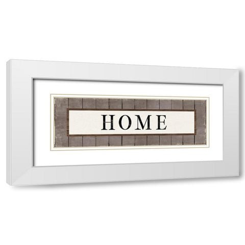 Home White Modern Wood Framed Art Print with Double Matting by Louise, Gigi